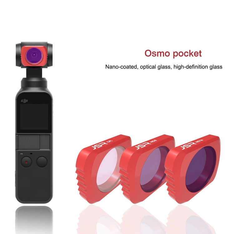 Filtro de lente 3 en 1 HD Slim CPL, CPL, ND8 y ND16 para bolsillo DJI OSMO, CPL+ND8+ND16