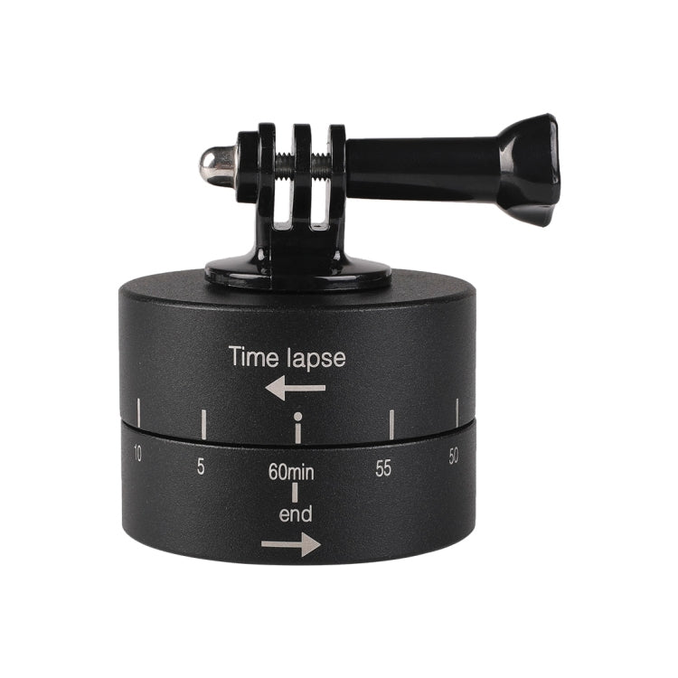 Adaptador de cabeza de trípode estabilizador de lapso de tiempo de 360 grados de rotación automática de 60 minutos para GoPro, 60 Minutes