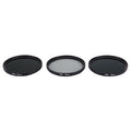 JUNESTAR Kits de filtros ND de filtro de lente profesional de 58 mm (ND2 + ND4 + ND8) para cámaras de acción deportivas GoPro y Xiaomi Xiaoyi Yi y SJCAM, 3 in 1 ND Filter