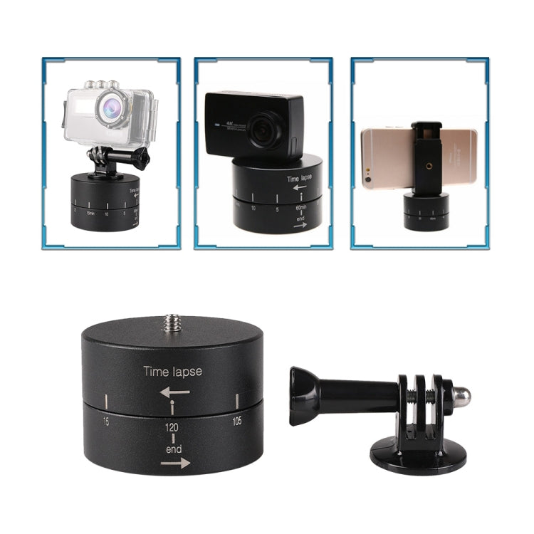 Soporte de cámara con rotación automática de 120 minutos para GoPro, 120 Minutes