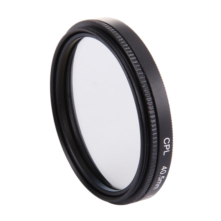 JUNESTAR Filtro de lente profesional 4 en 1 de 40,5 mm (CPL + UV) y anillo adaptador de carcasa impermeable y tapa protectora de lente para cámara de acción deportiva GoPro HERO4 / 3+ / 3, 4 in 1 40.5mm Lens