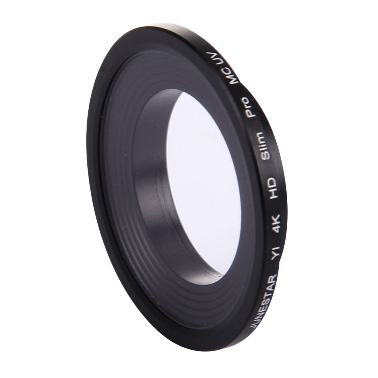 JUNESTAR para Xiaomi Xiaoyi Yi II 4K Cámara de acción deportiva Filtro de lente MCUV profesional HD delgado, MCUV Lens Filter