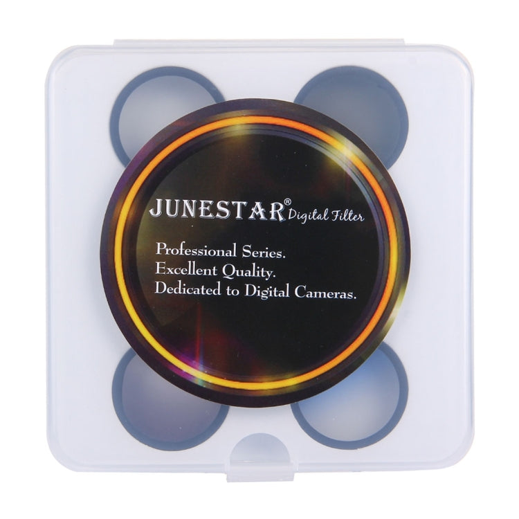 JUNESTAR Filtro de lente profesional 6 en 1 de 34 mm (CPL + UV + Rojo gradual + Naranja gradual + Azul gradual + Gris gradual) para DJI Phantom 3 y 4