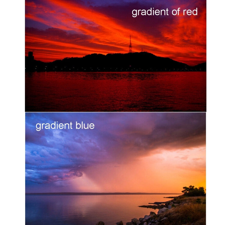 JUNESTAR Filtro de lente profesional 6 en 1 de 34 mm (CPL + UV + Rojo gradual + Naranja gradual + Azul gradual + Gris gradual) para DJI Phantom 3 y 4