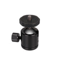 Mini cabezal de bola de metal panorámico con rotación de 360 grados para cámaras DSLR y digitales, Black, Blue, Red