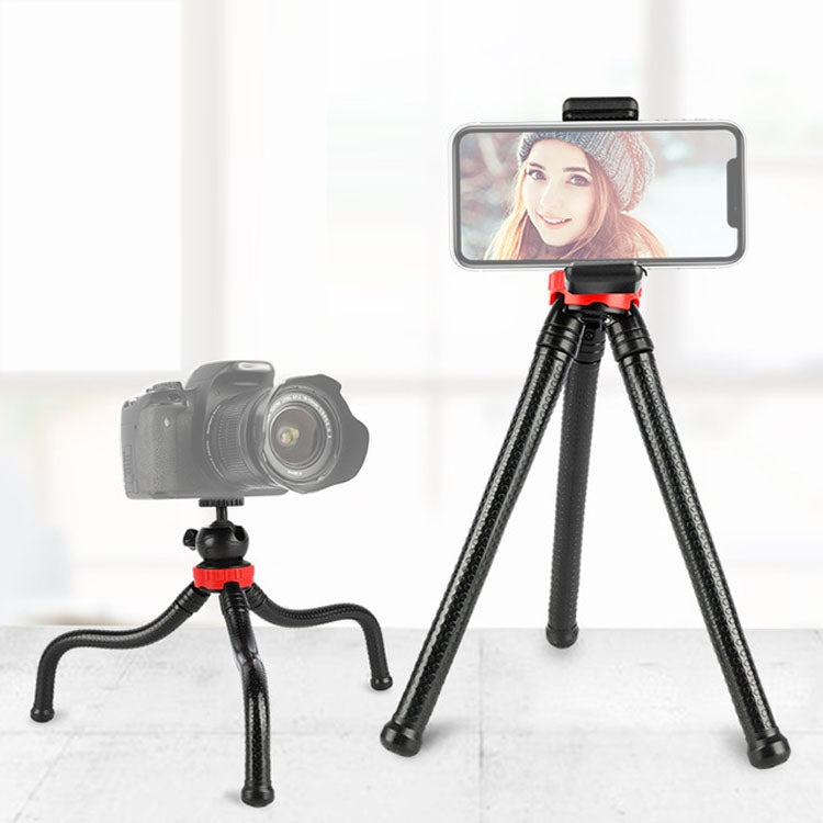 MZ305 Mini Octopus Soporte para trípode flexible con cabezal esférico para cámaras SLR, GoPro HERO10 Black / HERO9 Black / HERO8 Black /7/6/5/5 Session /4 Session /4/3+ /3/2/1, DJI Osmo Action,Xiaoyi y otras cámaras de acción, teléfono móvil, tamaño: 3...