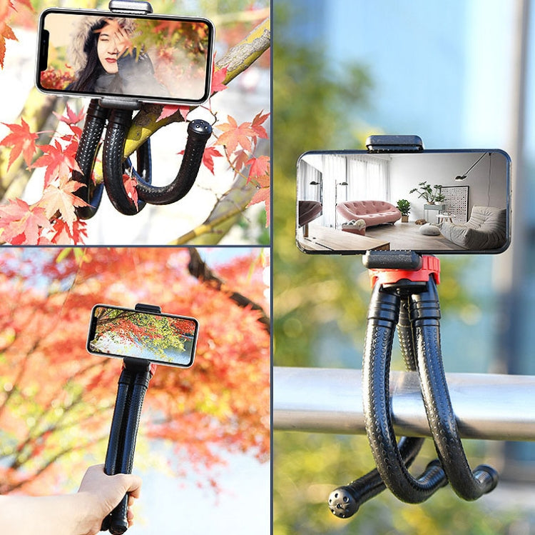 MZ305 Mini Octopus Soporte para trípode flexible con cabezal esférico para cámaras SLR, GoPro HERO10 Black / HERO9 Black / HERO8 Black /7/6/5/5 Session /4 Session /4/3+ /3/2/1, DJI Osmo Action,Xiaoyi y otras cámaras de acción, teléfono móvil, tamaño: 3...