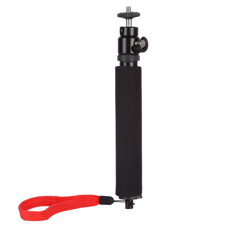 Palo selfie universal de 360 grados con cuerda roja para Gopro, teléfono móvil, cámaras compactas con orificio roscado de 1/4, longitud: 210 mm-525 mm, Length: 21-52cm