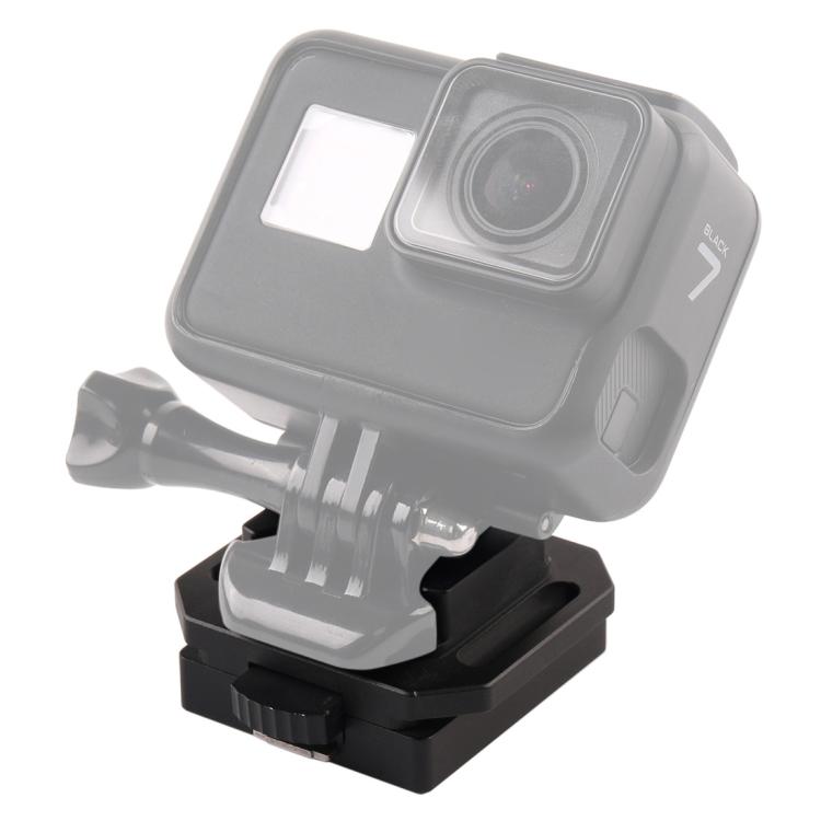Soporte para selfies con casco de aleación de aluminio GP193 para GoPro HERO 1/2/3/3+/4/5 Session/6/7 , Xiaoyi y cámara deportiva 4K de 2.ª generación, GP193