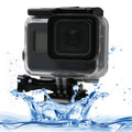 Para GoPro HERO6 /5 Negro 60 m Carcasa impermeable subacuática Estuche de buceo con pantalla táctil Puerta trasera y filtro / hebilla Montaje básico y tornillo, sin necesidad de desmontar la lente, 60m Waterproof