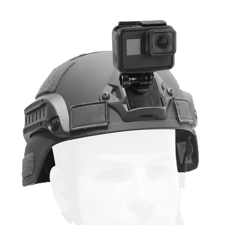 GP244-B Soporte de aluminio para GoPro Hero11 Black / HERO10 Black /9 Black /8 Black /7/6/5/5 Session /4 Session /4/3+ /3/2/1, DJI Osmo Action y otras cámaras de acción yBase de montaje NVG, GP244-B