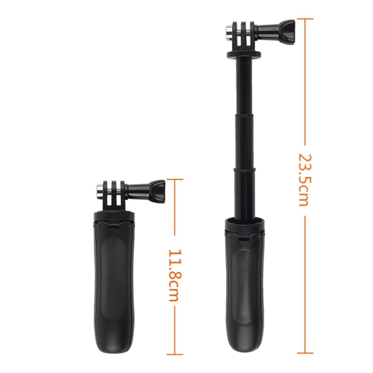 GP446 Mini trípode fijo multifuncional para GoPro Hero11 Black / HERO10 Black /9 Black /8 Black /7/6/5/5 Session /4 Session /4/3+ /3/2/1, DJI Osmo Action y otras cámaras de acción, GP446 (Black), GP446 (Grey), GP446 (Blue), GP446 (Red)