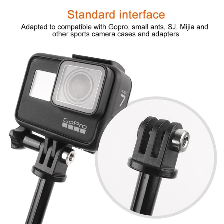 GP446 Mini trípode fijo multifuncional para GoPro Hero11 Black / HERO10 Black /9 Black /8 Black /7/6/5/5 Session /4 Session /4/3+ /3/2/1, DJI Osmo Action y otras cámaras de acción, GP446 (Black), GP446 (Grey), GP446 (Blue), GP446 (Red)