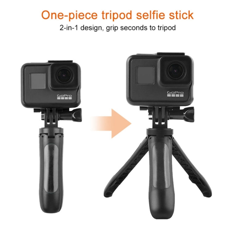 GP446 Mini trípode fijo multifuncional para GoPro Hero11 Black / HERO10 Black /9 Black /8 Black /7/6/5/5 Session /4 Session /4/3+ /3/2/1, DJI Osmo Action y otras cámaras de acción, GP446 (Black), GP446 (Grey), GP446 (Blue), GP446 (Red)