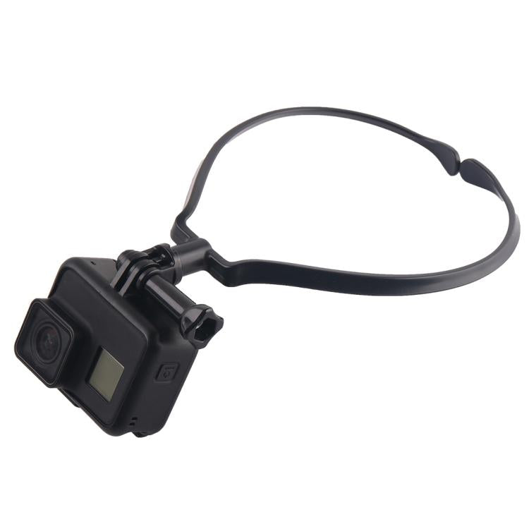 Soporte de disparo fijo para cuello de cámara GP458 para GoPro Hero11 Black / HERO10 Black /9 Black /8 Black /7/6/5/5 Session /4 Session /4/3+ /3/2/1, DJI Osmo Action y otras cámaras de acción