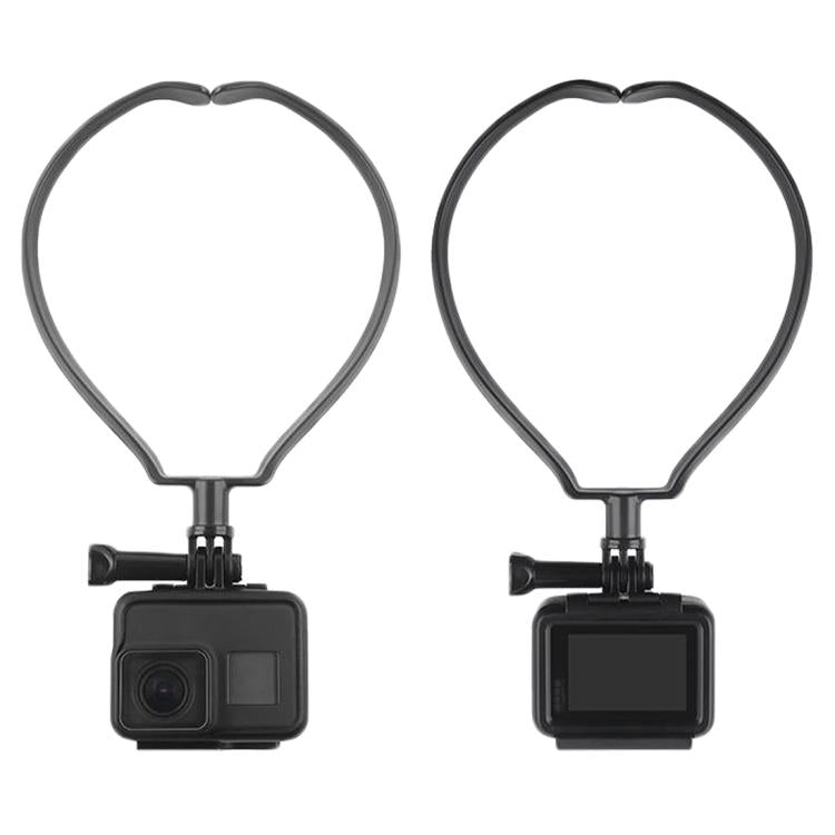 Soporte de disparo fijo para cuello de cámara GP458 para GoPro Hero11 Black / HERO10 Black /9 Black /8 Black /7/6/5/5 Session /4 Session /4/3+ /3/2/1, DJI Osmo Action y otras cámaras de acción