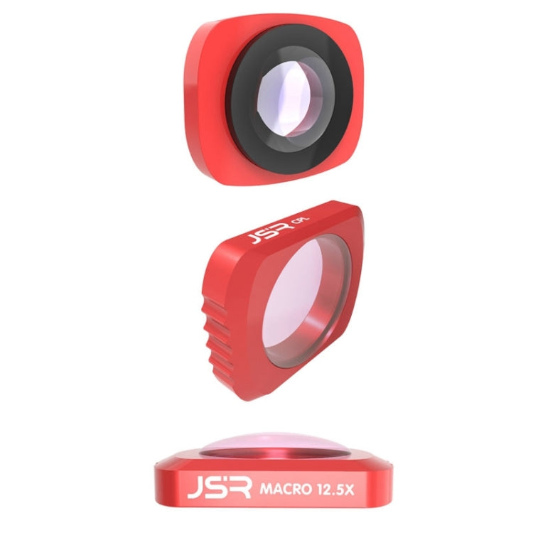 JSR 3 en 1 CR Lente súper gran angular Lente macro 12.5X + Juego de filtros de lente CPL para DJI OSMO Pocket, Macro Lens+CPL+CR
