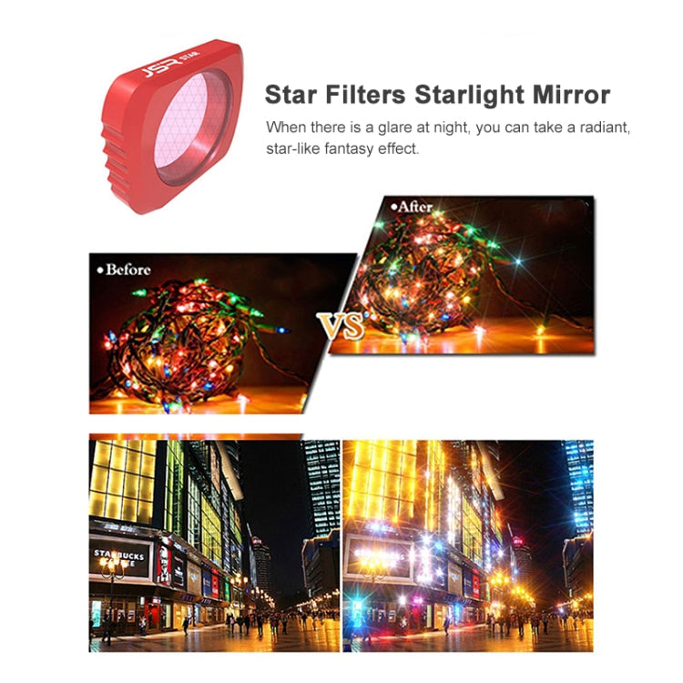 JSR 5 en 1 CR lente súper gran angular 12.5X lente macro + lente CPL + estrella + juego de filtros de lente ND16 para DJI OSMO Pocket, Macro Lens+CPL+ Star+ND16+CR