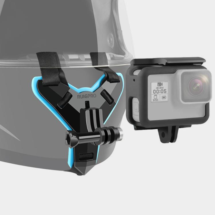 Soporte para cinturón de casco + jaula protectora para montaje en marco de borde para GoPro HERO7 Black /6/5, Helmet Belt Mount + Frame Mount