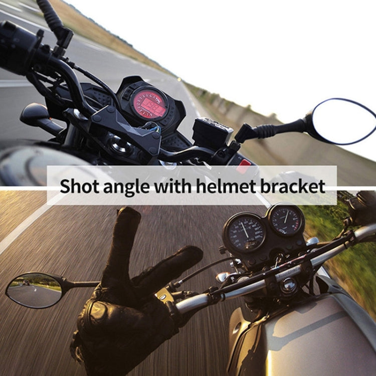 Soporte para cinturón de casco + funda protectora impermeable para GoPro HERO7 Black /6/5, Helmet Belt Mount +Waterproof Case