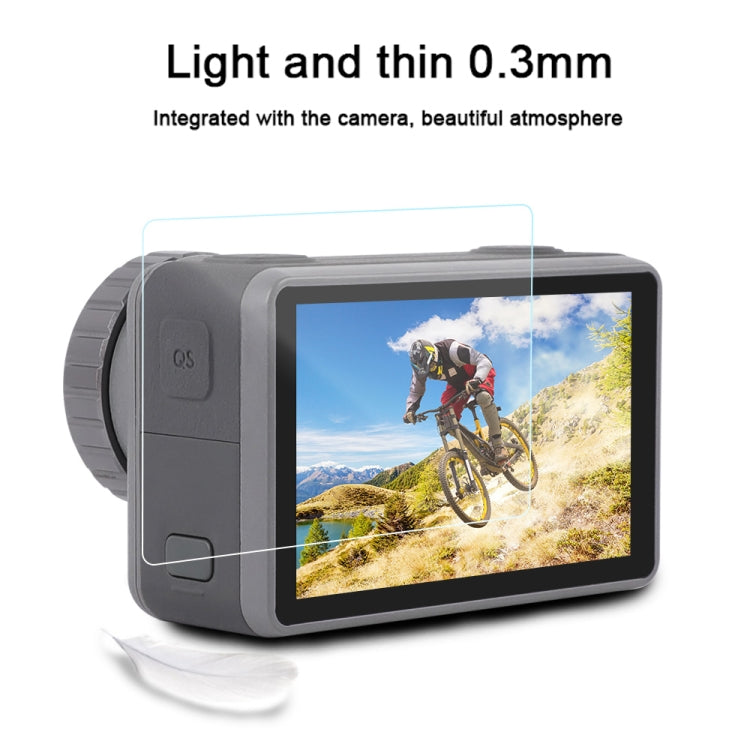 Para DJI Osmo Action Lente 3 en 1 Pantalla LCD frontal y trasera Película protectora HD, For DJI Osmo Action