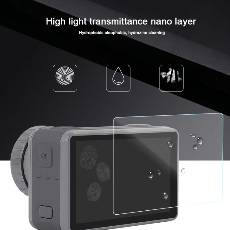 Para DJI Osmo Action Lente 3 en 1 Pantalla LCD frontal y trasera Película protectora HD, For DJI Osmo Action