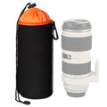 Bolsa para lentes de cámara SLR Bolsa para lentes micro individuales Bolsa para bilis interior para lentes Estuche protector impermeable más terciopelo grueso, diámetro: 10 cm, altura: 25 cm, Diameter: 10cm, Height: 25cm