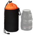 Bolsa para lentes de cámara SLR Bolsa para lentes micro individuales Bolsa para bilis interior para lentes Estuche protector impermeable más terciopelo grueso, diámetro: 10 cm, altura: 18 cm, Diameter: 10cm, Height: 18cm