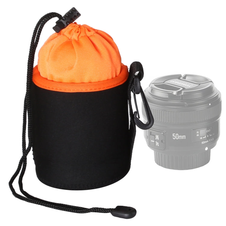 Bolsa para lentes de cámara SLR Bolsa para lentes micro individuales Bolsa para bilis interna para lentes Funda protectora impermeable más terciopelo grueso, diámetro: 8,5 cm, altura: 10 cm, Diameter: 8.5cm, Height: 10cm