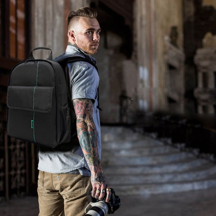 INDEPMAN DL-B013 Mochila portátil para deportes al aire libre, impermeable, a prueba de arañazos, bolsa para cámara, bolsa para teléfono y tableta para GoPro, SJCAM, Nikon, Canon, Xiaomi Xiaoyi YI, iPad, Apple, Samsung, Huawei, tamaño: 26,5 * 12,5 * 33 cm
