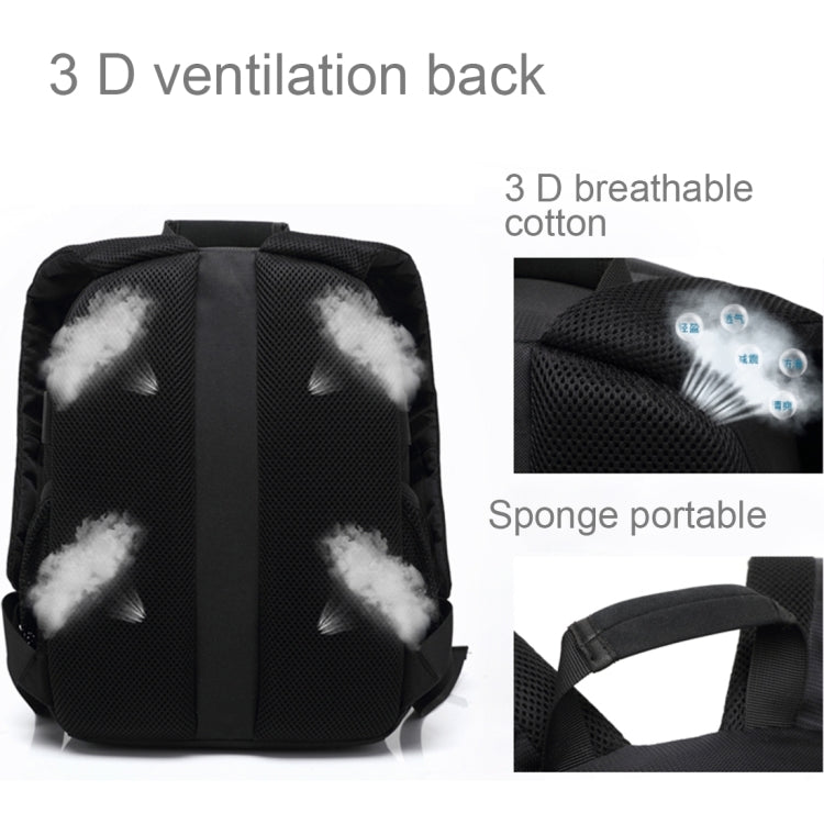 INDEPMAN DL-B013 Mochila portátil para deportes al aire libre, impermeable, a prueba de arañazos, bolsa para cámara, bolsa para teléfono y tableta para GoPro, SJCAM, Nikon, Canon, Xiaomi Xiaoyi YI, iPad, Apple, Samsung, Huawei, tamaño: 26,5 * 12,5 * 33 cm