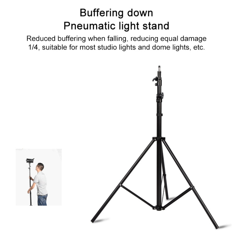 Soporte de iluminación de Metal para fotografía profesional, soporte de resorte para luz de Flash de estudio, 3m de altura