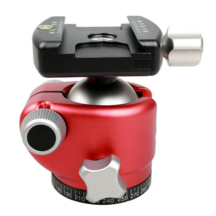 FITTEST X4 Rótula de bola panorámica con centro de gravedad bajo y alta fuerza de bloqueo con placa de liberación rápida para cámaras DSLR y digitales, carga máxima de 10 kg, YT040 X4