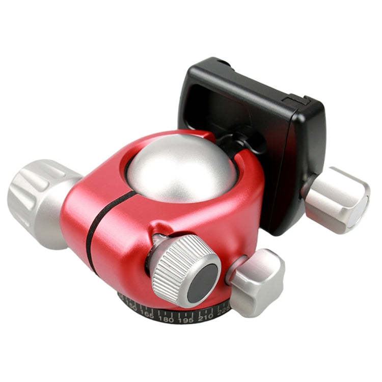 FITTEST X4 Rótula de bola panorámica con centro de gravedad bajo y alta fuerza de bloqueo con placa de liberación rápida para cámaras DSLR y digitales, carga máxima de 10 kg, YT040 X4
