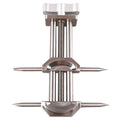 ZXGJ0002 Herramienta moldeadora de reparación de acero inoxidable con tornillo roscado para lente de doble cara para trípode, placa de liberación rápida/lente de cámara, ZXGJ0002
