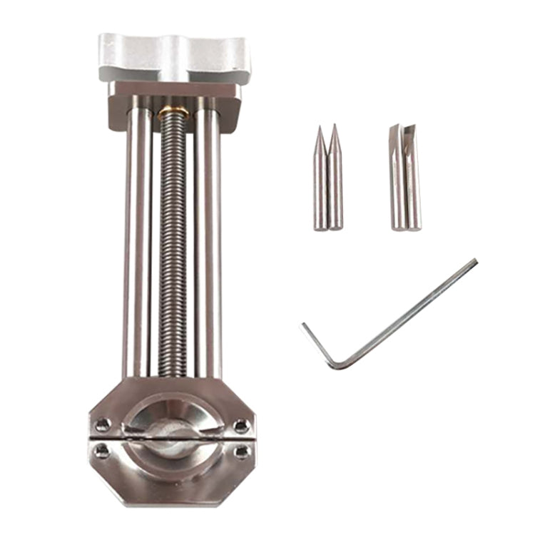 ZXGJ0002 Herramienta moldeadora de reparación de acero inoxidable con tornillo roscado para lente de doble cara para trípode, placa de liberación rápida/lente de cámara, ZXGJ0002