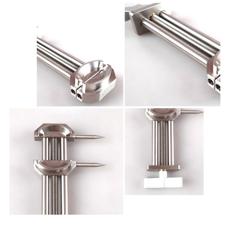 ZXGJ0002 Herramienta moldeadora de reparación de acero inoxidable con tornillo roscado para lente de doble cara para trípode, placa de liberación rápida/lente de cámara, ZXGJ0002
