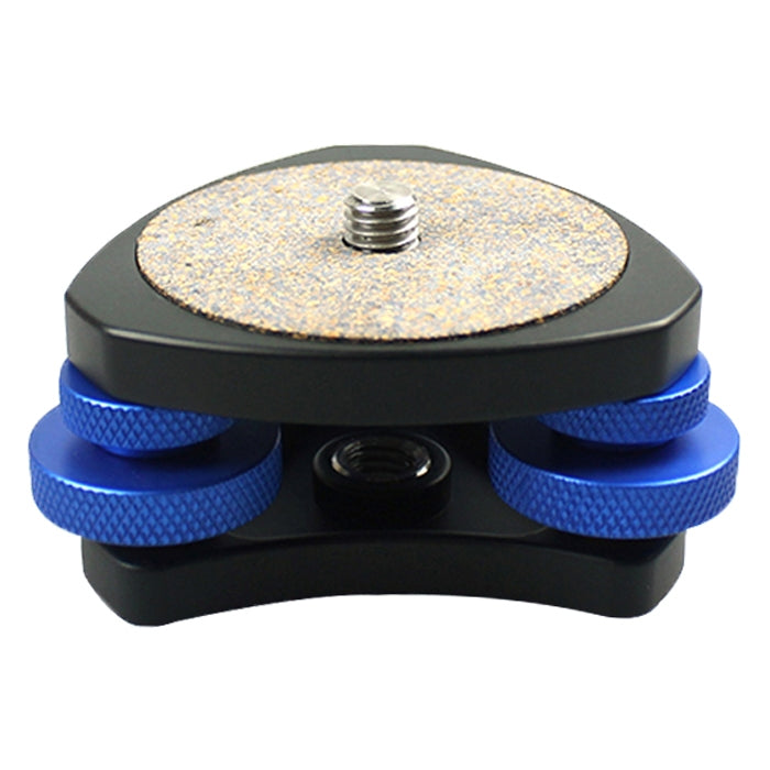 Placa de cabeza de trípode con Base niveladora de nivel de burbuja de precisión DLEV-3838 con tornillo de 3/8 pulgadas y 3 diales de ajuste para montaje en trípode, DLEV-3838