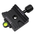 Soporte de placa adaptadora de abrazadera de liberación rápida, perilla de doble uso FCD-1 para placa de liberación rápida SLIDEFIX de 39mm Arca/32mm, FCD-1