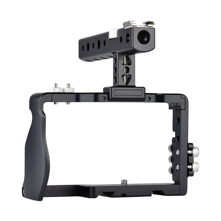 Estabilizador de mango de jaula de vídeo para cámara YELANGU C6 para Sony A6000 / A6300 / A6500 / A6400, Handle Stabilizer