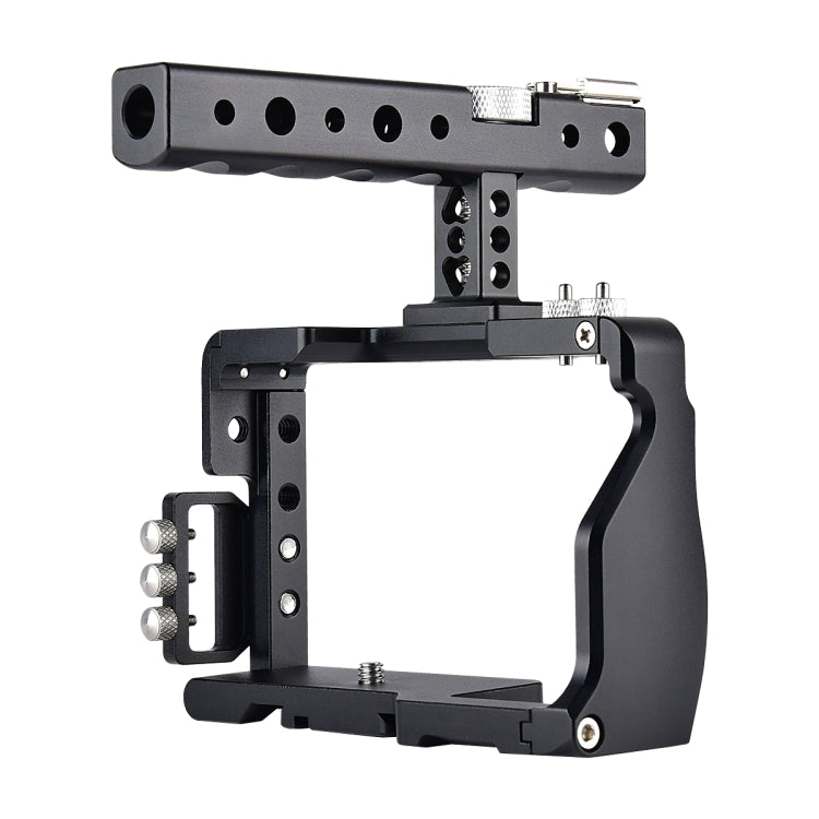 Estabilizador de mango de jaula de vídeo para cámara YELANGU C6 para Sony A6000 / A6300 / A6500 / A6400, Handle Stabilizer