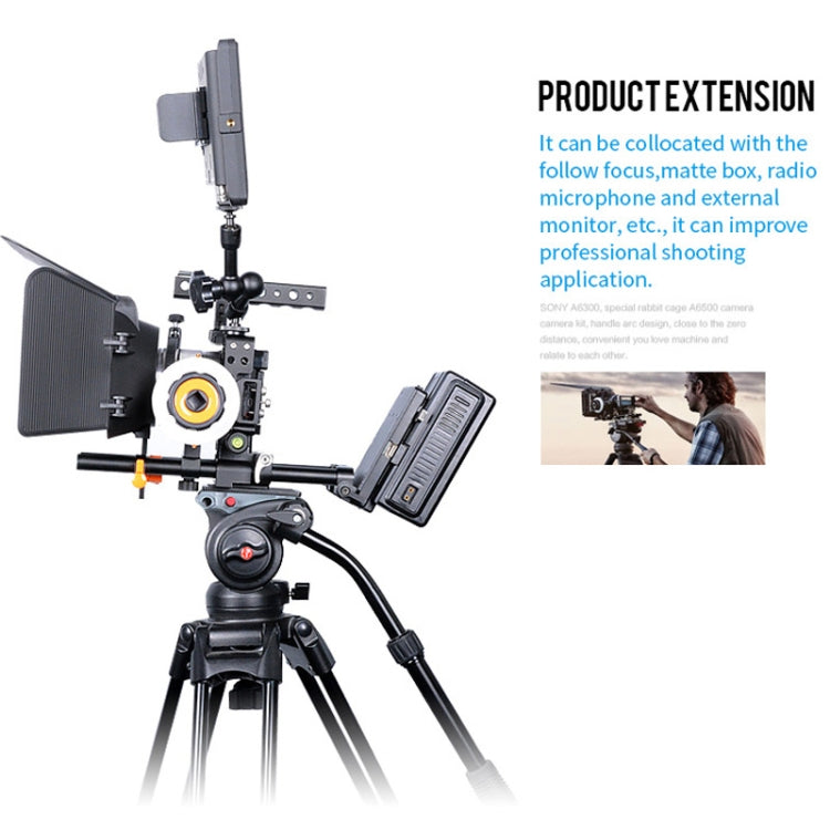 Estabilizador de jaula de vídeo para cámara YELANGU C6 para Sony A6000 / A6300 / A6500 / A6400, Stabilizer