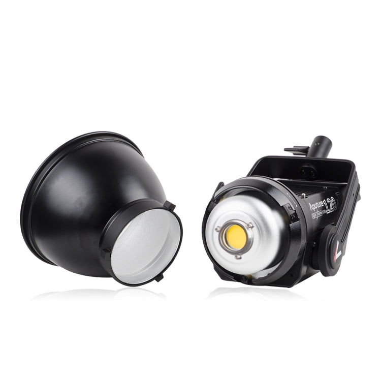 Aputure LS C120D II Restauración de alto color CRI 96 Light Storm Luz blanca natural 5500K COB LED Luz de video de estudio con control remoto inalámbrico de 2.4GHz y caja de control