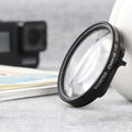 RUIGPRO para GoPro HERO 7/6/5 Filtro de lente de primer plano profesional de 52 mm 10X con anillo adaptador de filtro y tapa de lente, 10X Close-up Lens