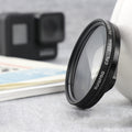 RUIGPRO para GoPro HERO 7/6/5 Filtro de lente CPL profesional de 52 mm con anillo adaptador de filtro y tapa de lente, CPL Lens