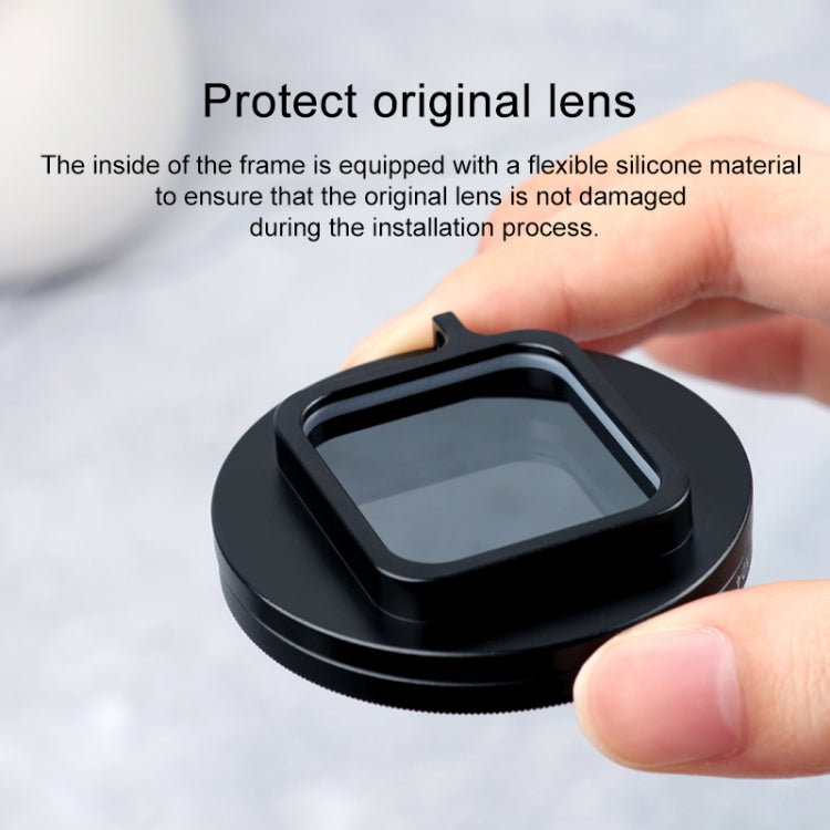 RUIGPRO para GoPro HERO 7/6/5 Filtro de lente profesional con efecto estrella de 52 mm 8X con anillo adaptador de filtro y tapa de lente, Star Effect Lens