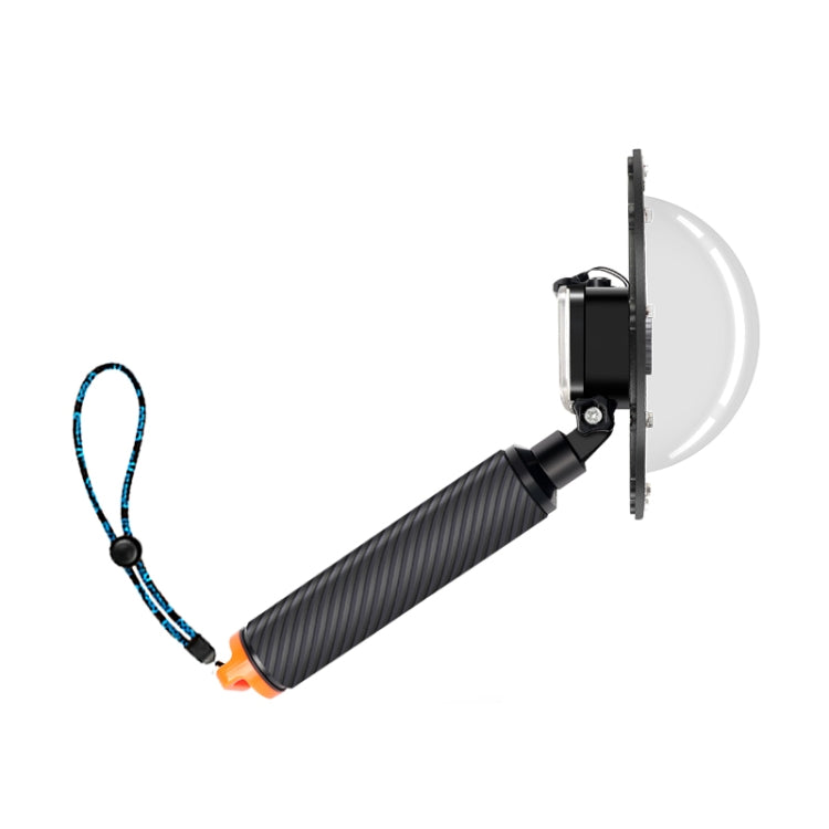 RUIGPRO-empuñadura flotante para cámara de submarinismo, puerto de cúpula, cubierta transparente para DJI Osmo Action, Osmo Action