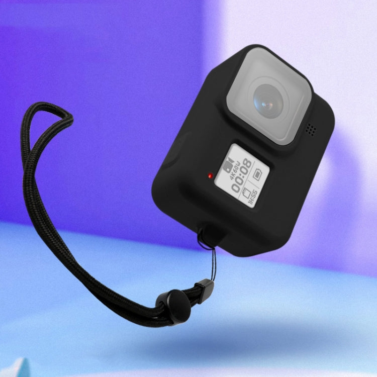 Funda Protectora de Silicona con Correa para la Muñeca para GoPro HERO8 Negro, For GoPro HERO8 Black