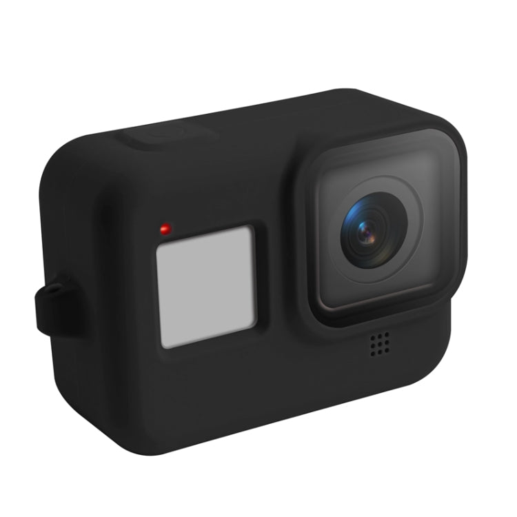 Funda Protectora de Silicona con Correa para la Muñeca para GoPro HERO8 Negro, For GoPro HERO8 Black