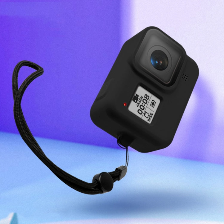 Funda Protectora de Silicona con Correa para la Muñeca para GoPro HERO8 Negro, For GoPro HERO8 Black